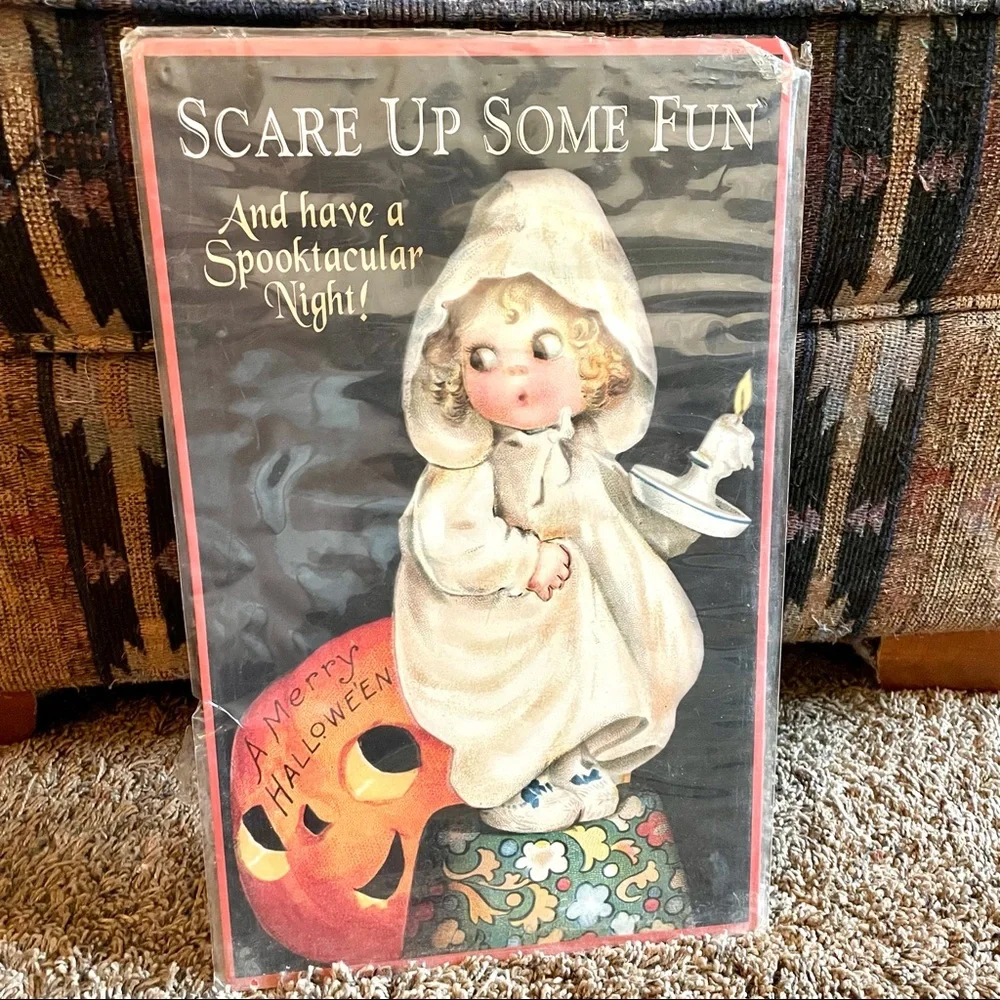 NEW Halloween Scare Up Some Fun And Have A Spooktacular Night Metal Sign